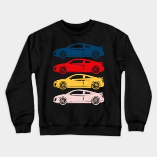 Audi r8 all colors Crewneck Sweatshirt